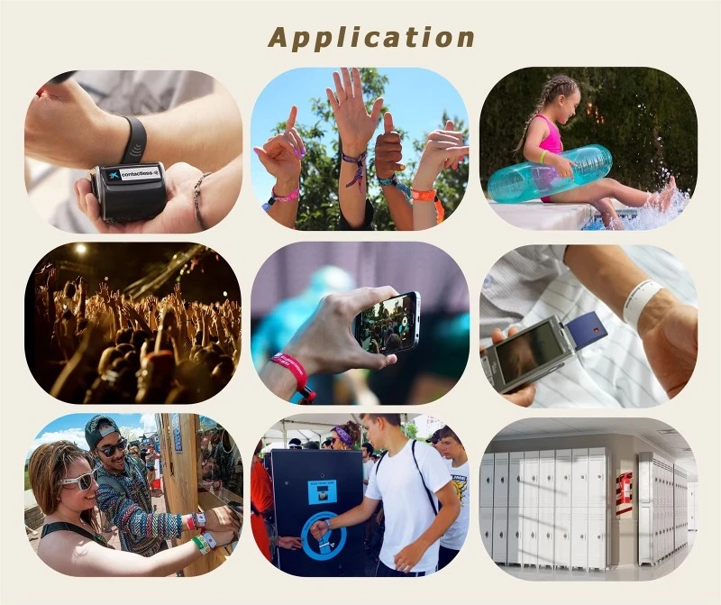 NFC PVC Wristband application NFC PVC Wristband application